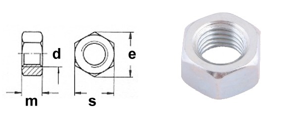 Sechskantmutter SW 30