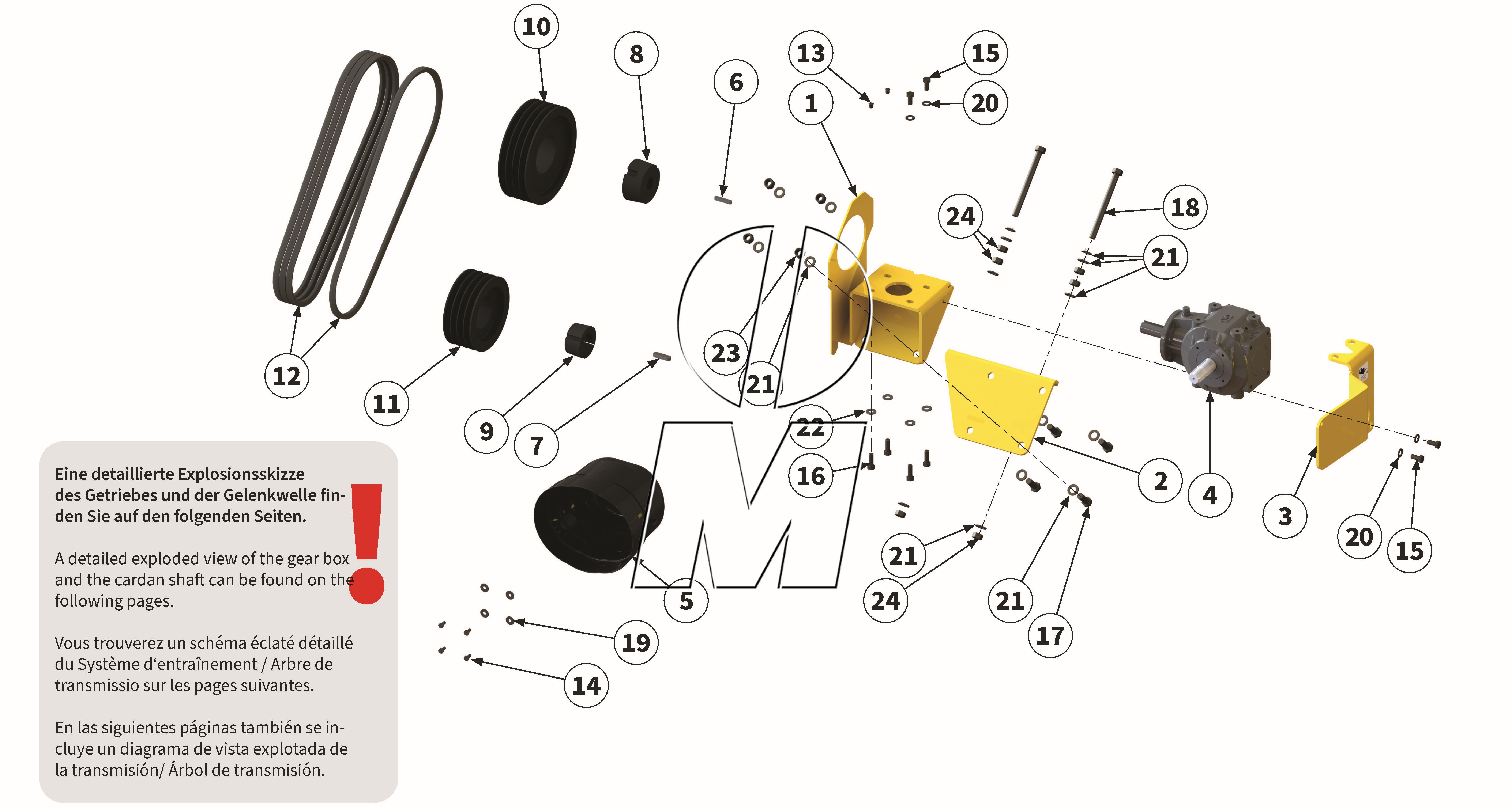 Zeichnung 05: Antrieb & Getriebe (P_HS_ET_23_WEL)
