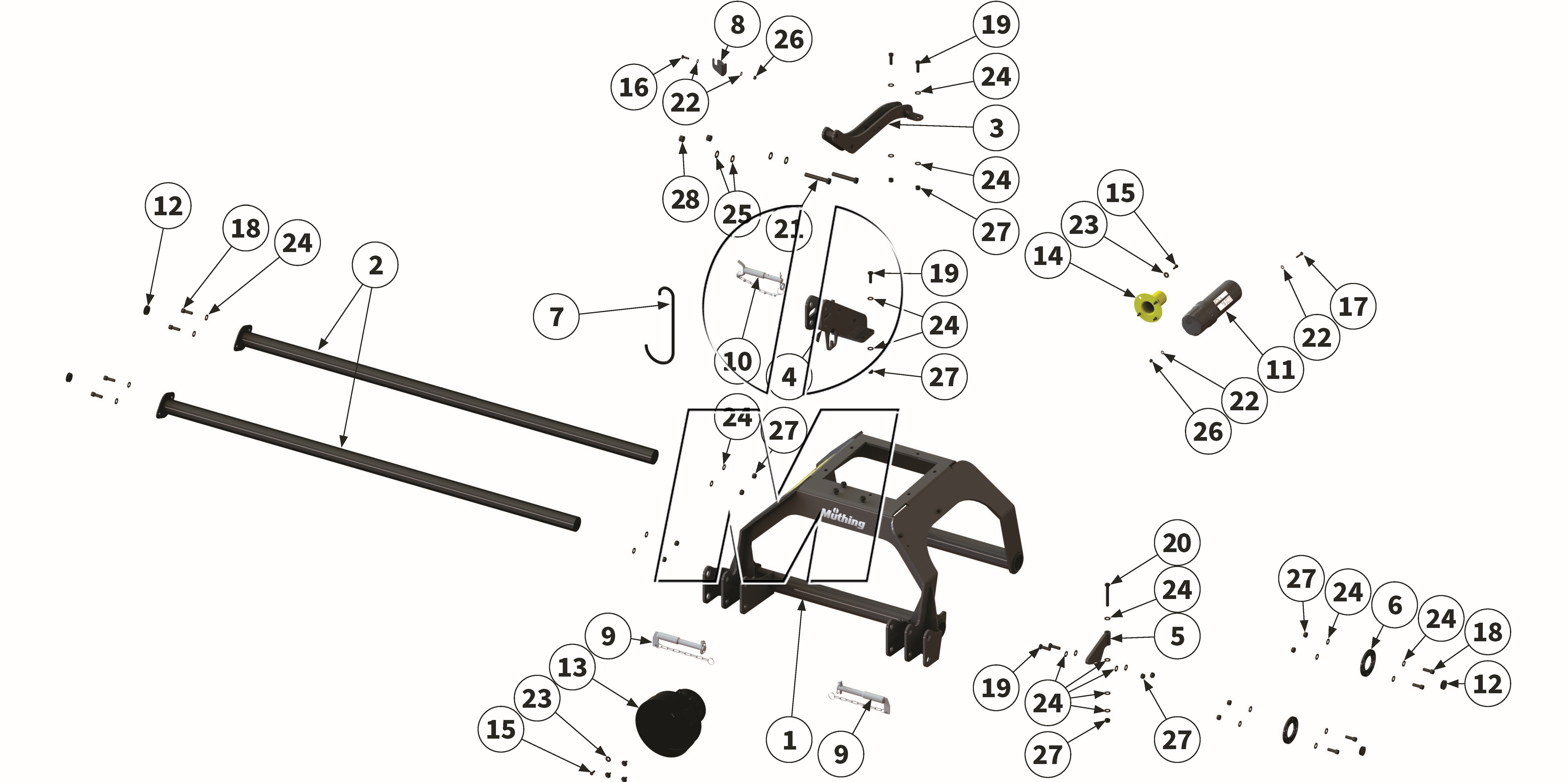 Zeichnung 06: Dreipunktbock (P_L_ET_25_WEL)
