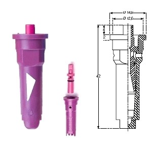 LECHLER Airinjektorenddüse SW 10