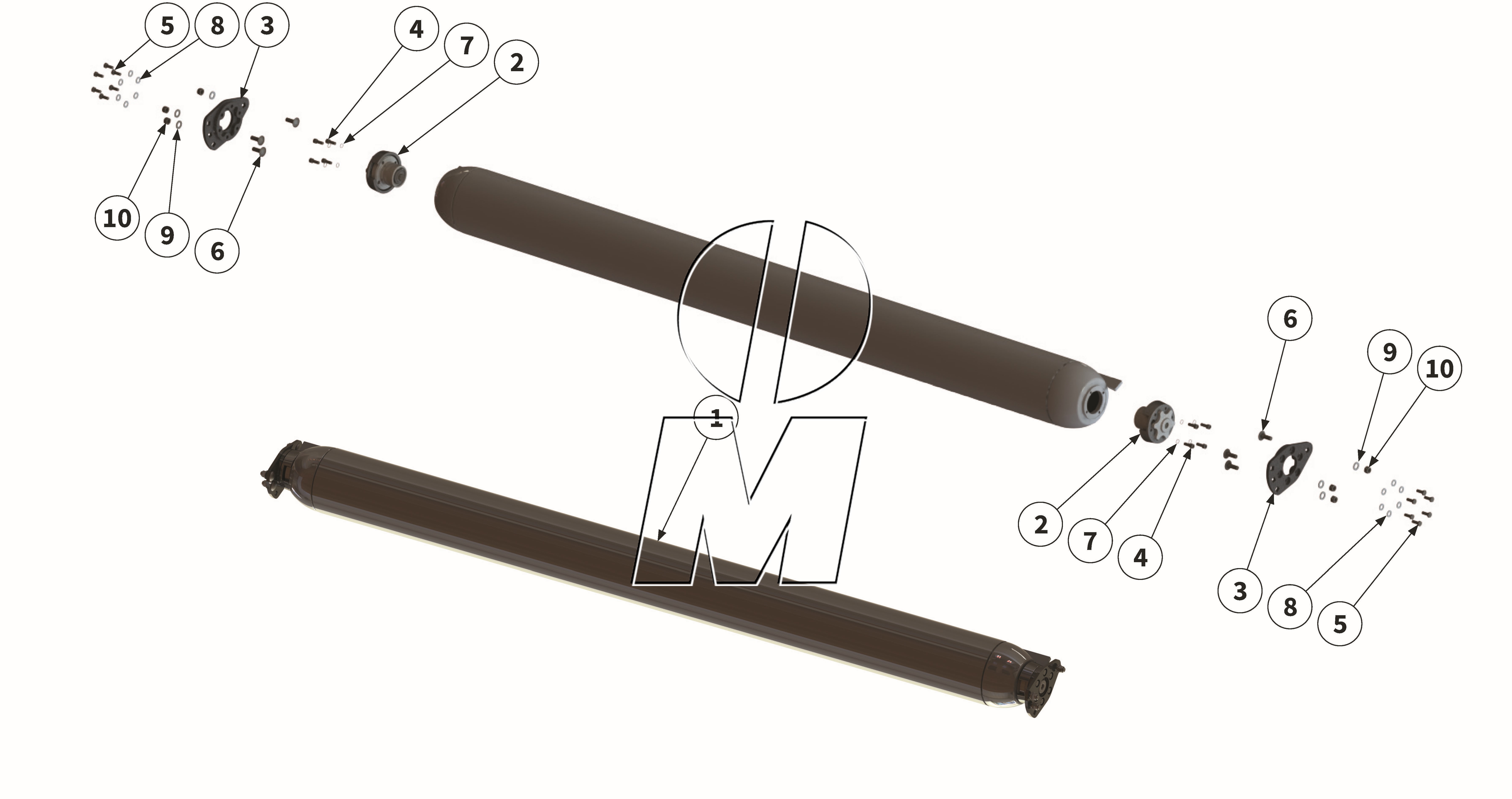 Zeichnung 18: Stützwalzen (P_PROF_ET_25_WEL)