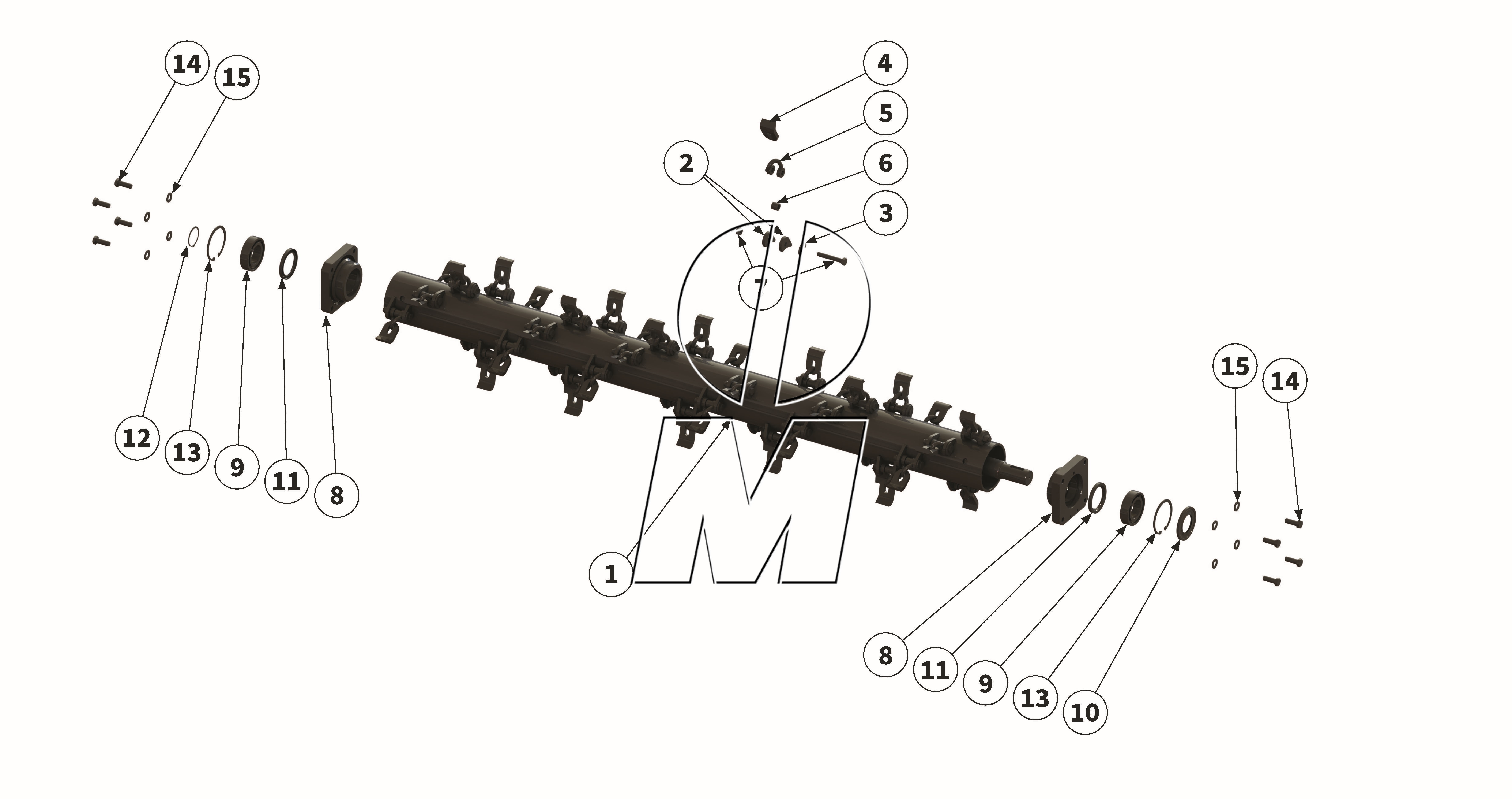 Zeichnung 14: Schäkelrotor (P_LS_ET_25_WEL)