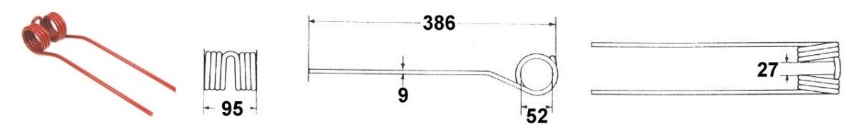 Heuerzinken pass. für FELLA