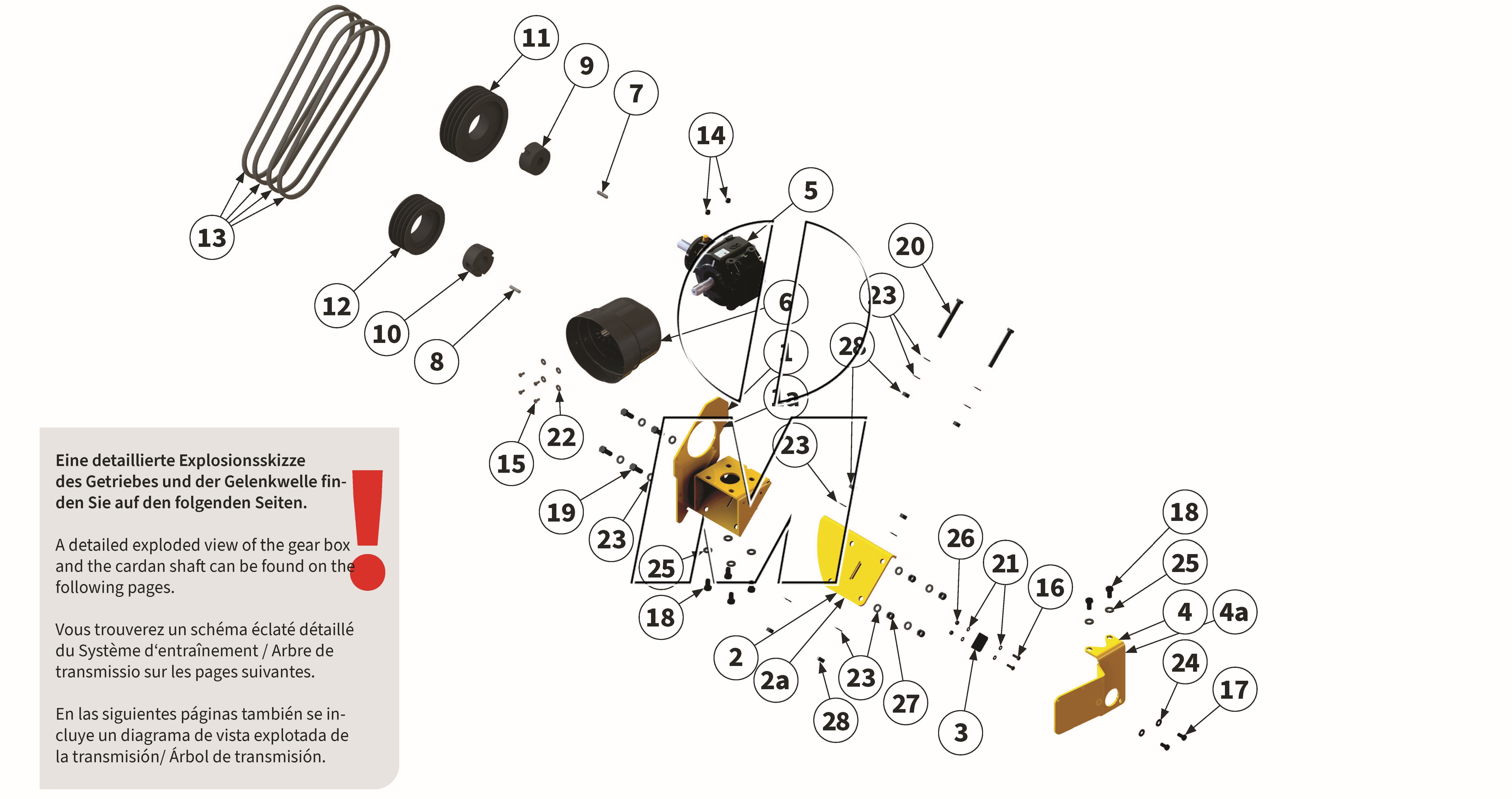 Zeichnung 05: Antrieb & Getriebe (P_LS_ET_25_WEL)