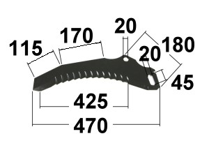 Ladewagenmesser pass. für LANDSBERG