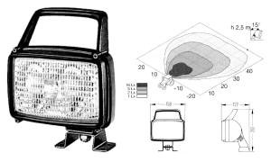 HELLA Arbeitsscheinwerfer Double-Beam FF