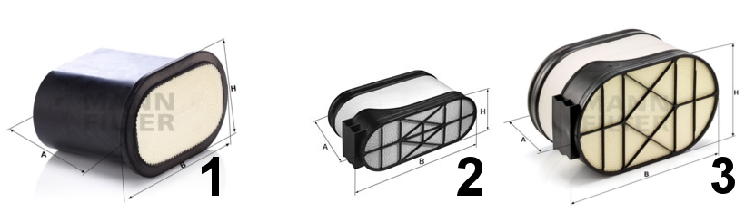 MANN Luftfilterelement