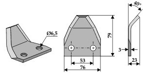 INDUSTRIEHOF Futtermischwagenmesser