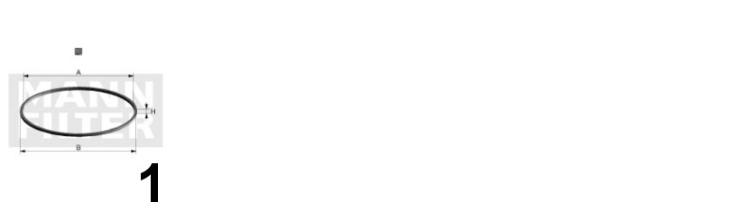 MANN Filtergehäusedichtung