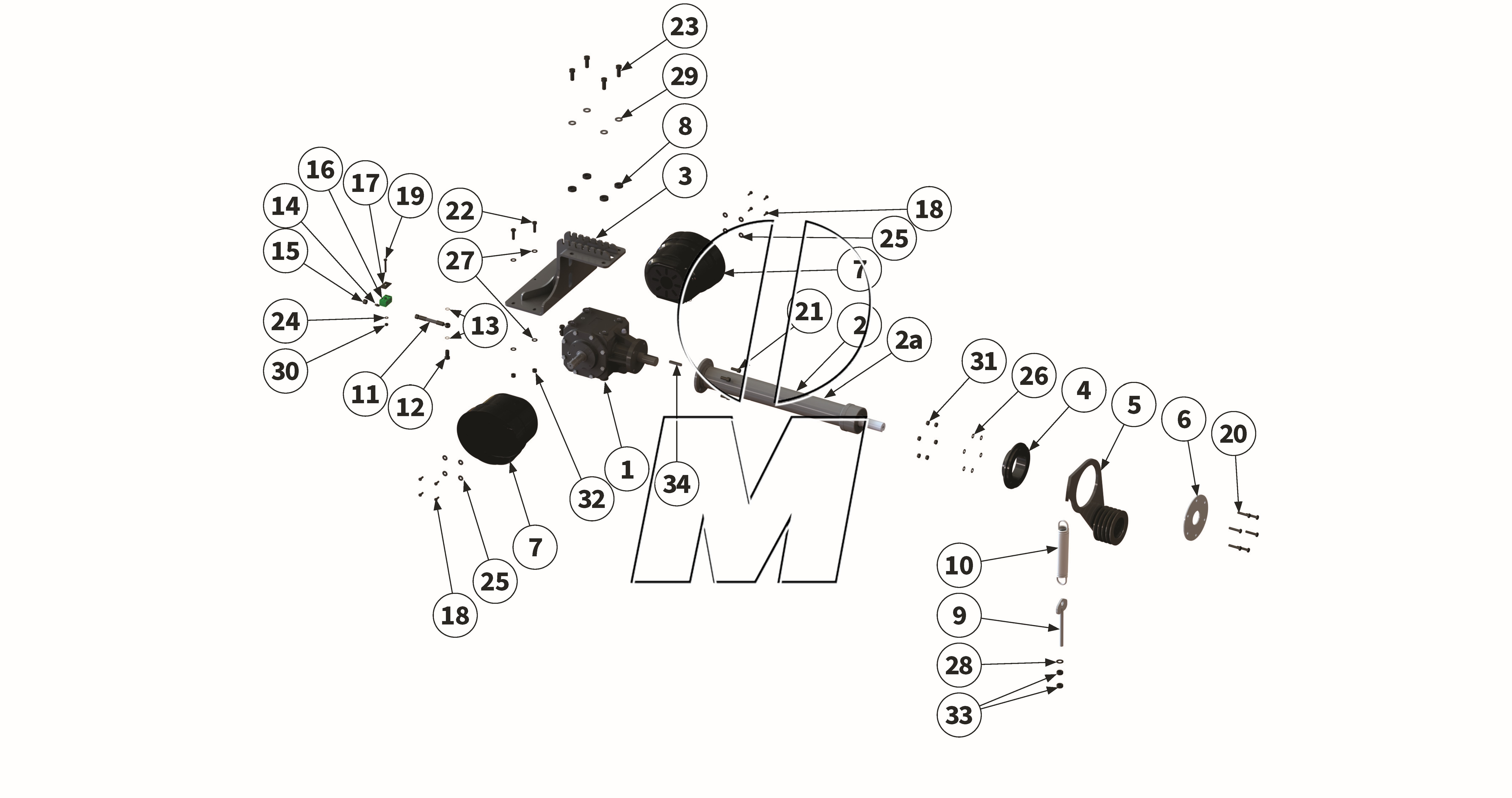 Zeichnung 05: Antrieb & Getriebe CRM (P_M_ET_24_WEL)